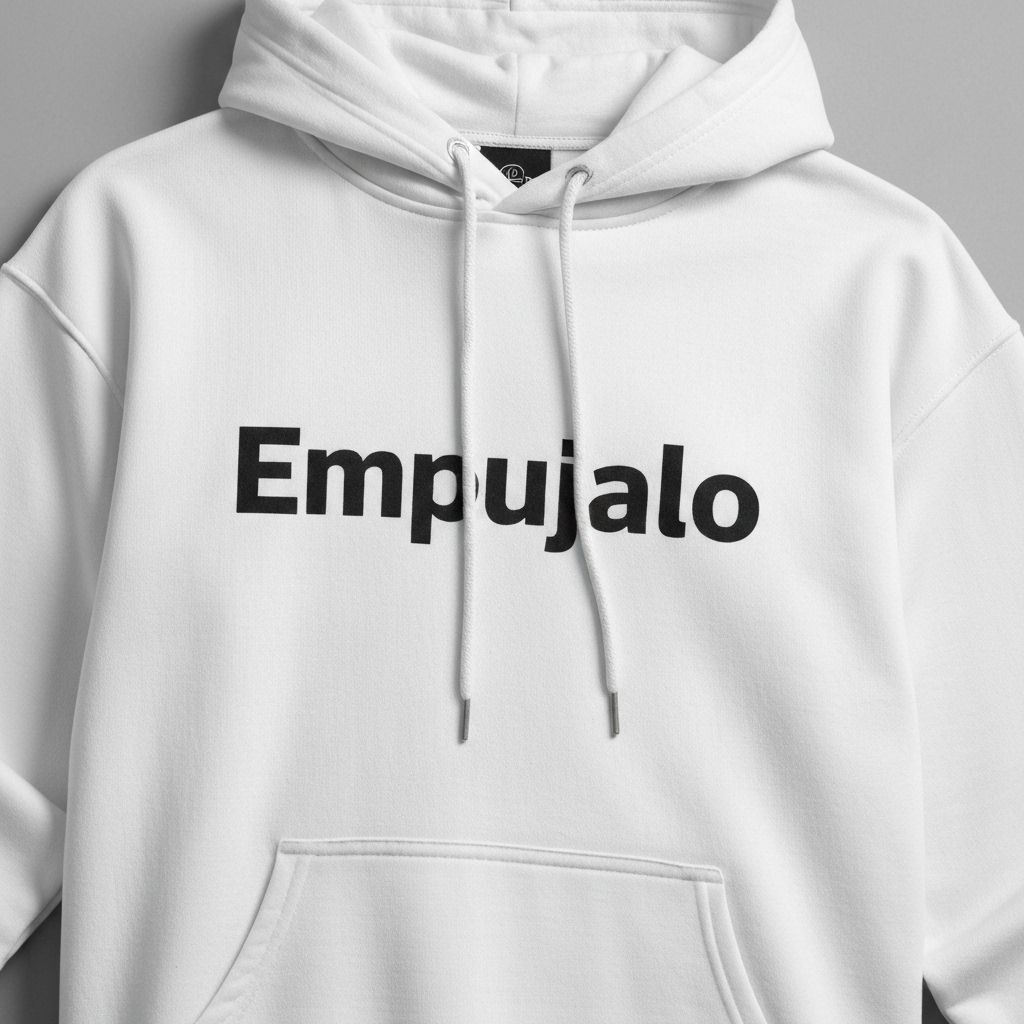 WOW! Sudadera Empujalo Blanca